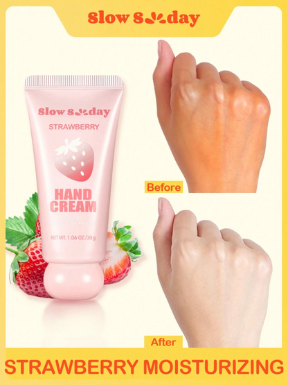 Strawberry Cream For Dry Hands